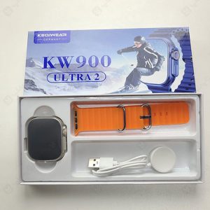 ساعت هوشمند KEQIWEAR مدل KW900 Ultra 2 داری بسته بندی مناسب می باشد.