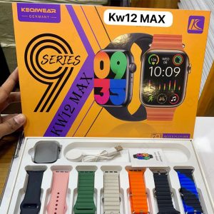 ساعت هوشمند Keqiwear مدل KW12 MAX دارای 7 عدد بند می باشد.