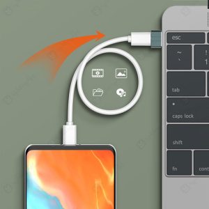مبدل تایپ C به USB الدینیو مدل LC150 دارای قابلیت انتقال داده است.
