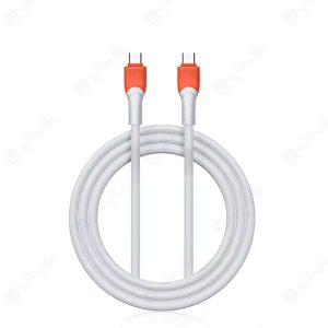 کابل شارژ 100 وات تایپ C به تایپ C الدینیو مدل LC601c به طول 1 متر در رنگ بندی نارنجی می باشد.