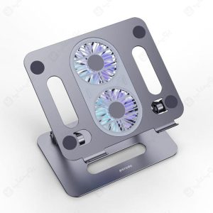 استند و فن خنک کننده 2 تایی پرودو مدل PD-ALSCF Dual Cooling Fans دارای قدرت خنک بندی بالا می باشد.