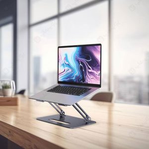 استند و فن خنک کننده 2 تایی پرودو مدل PD-ALSCF Dual Cooling Fans دارای قابلیت تنظیم ارتفاع و زاویه می باشد.