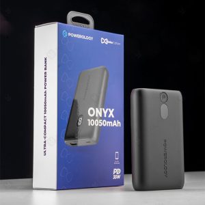 پاوربانک 35 وات 10050mAh پاورولوژی مدل Onyx Mobo Edition با توان 35 وات می باشد.