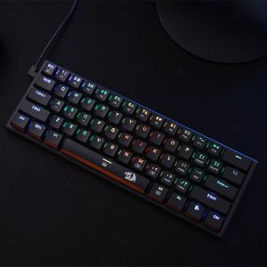 کیبورد سیمی گیمینگ مکانیکال ردراگون مدل ANIVIA K614 با نورپردازی RGB می باشد.