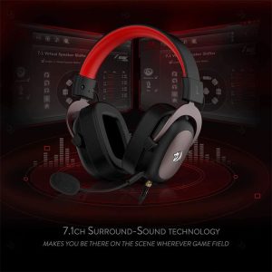 هدست گیمینگ سیمی ردراگون مدل H510-1 ZEUS 2 7.1 با کیفیت عالی است.