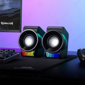 اسپیکر سیمی گیمینگ ردراگون مدل KAGE GS514 دارای نورپردازی RGB می باشد.
