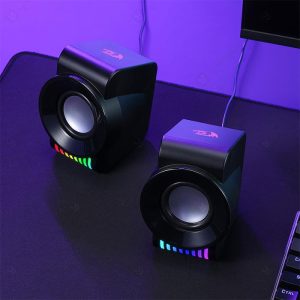 اسپیکر سیمی گیمینگ ردراگون مدل KAGE GS514 دارای اتصال سیمی می باشد.