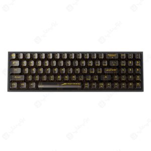کیبورد بی سیم گیمینگ مکانیکال ردراگون مدل POLLUX PRO K628-PRO در رنگ بندی مشکی است.