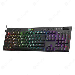 کیبورد سیمی گیمینگ مکانیکال ردراگون مدل Horus K619 با رابط USB کلید های ماکرو می باشد.