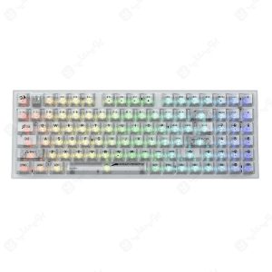 کیبورد بی سیم گیمینگ مکانیکال ردراگون مدل IRELIA PRO K658-PRO دارای طراحی ترنسپرنت می باشد.