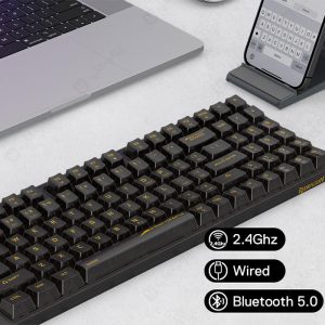 کیبورد بی سیم گیمینگ مکانیکال ردراگون مدل IRELIA PRO K658-PRO دارای 3 نوع اتصال می باشد.