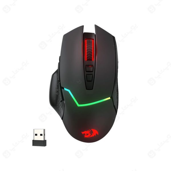 موس گیمینگ بی سیم RGB ردراگون مدل MIRAGE PRO M690-PRO در رنگ بندی مشکی و رابط USB می باشد.