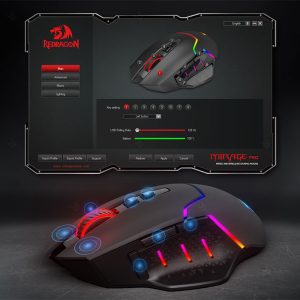 موس گیمینگ بی سیم RGB ردراگون مدل MIRAGE PRO M690-PRO دارای اپلیکیشن اختصاصی است.