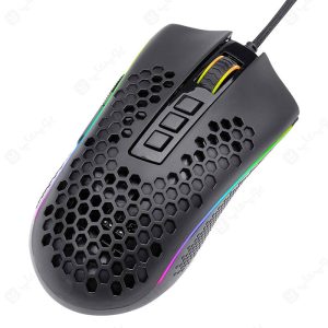 موس سیمی گیمینگ ردراگون مدل Storm Elite M988 دارای طراحی لانه زنبوری می باشد.