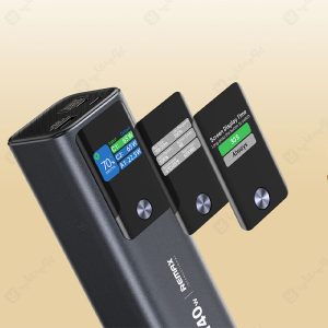 پاوربانک 25200mAh فست شارژ 140W ریمکس مدل RPP-662 با نمایشگر TFT رنگی است.
