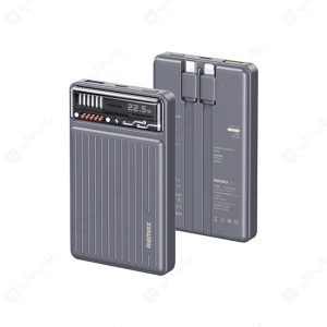 پاوربانک 10000mAh ریمکس مدل Rpp-651 به همراه کابل تایپ C و لایتنینگ