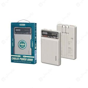 پاوربانک 10000mAh ریمکس مدل Rpp-651 به همراه کابل تایپ C و لایتنینگ در بسته بندی مناسب و متریال باکیفیت می باشد.