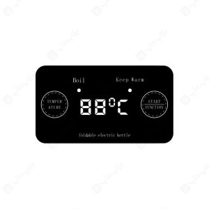 کتری برق تاشو قابل حمل پرودو مدل PORTABLE FOLDING ELECTRIC KETTLE PD-KTLD600 دارای صفحه نمایش لمسی می باشد.