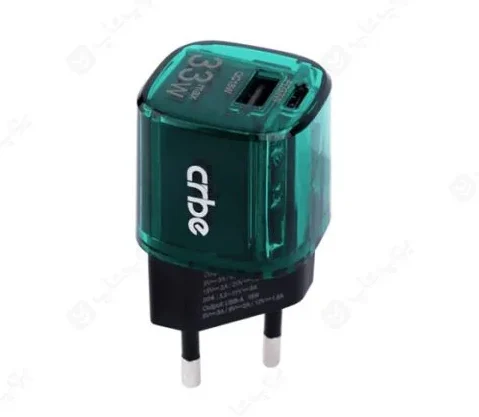 شارژر دیواری فست شارژ GAN 33W کربی مدل CR-R102