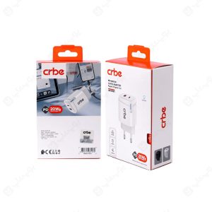 شارژر دیواری 20W کربی مدل CR-R101 دارای یک چراغ LED می باشد.