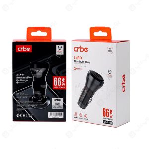 شارژر فندکی 66W کربی مدل Transparent CR-G103 دارای قابلیت شارژ سریع است.