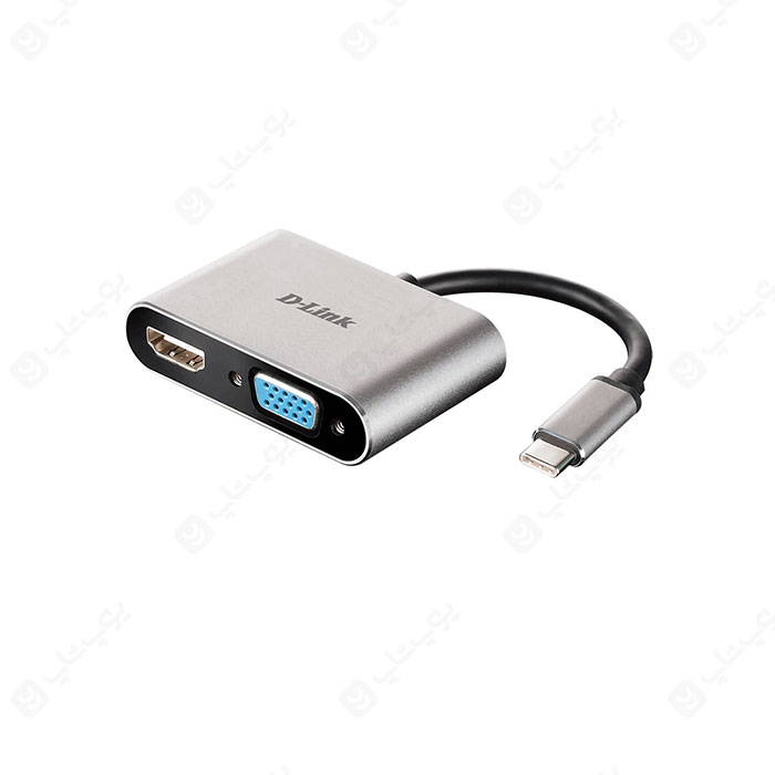 مبدل USB-C به VGA/HDMI دی-لینک مدل DUB-V210