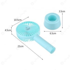مینی پنکه دستی و رومیزی مدل N-10 دارای ابعاد متناسب است.