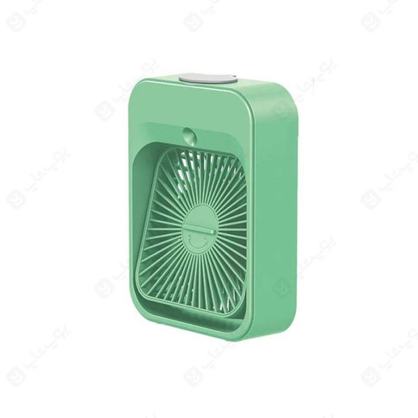 کولر رو میزی مه پاش مدل HR2201 دارای قابلیت تنظیم شدت باد است.