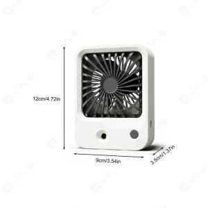 کولر رومیزی مه پاش مدل LZ-804 دارای ابعاد متناسب است.