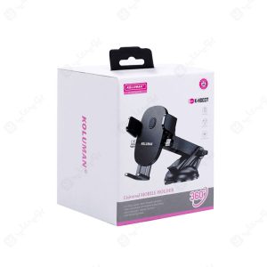 هولدر و پایه نگهدارنده موبایل کلومن مدل K-HD037 دارای قابلیت چرخش است.