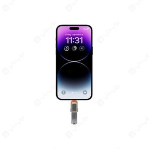 مبدل USB به LIGHTNING(آیفون) مدل RDS-A16L دارای وزنی سبک برای استفاده آسان است.