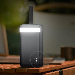 پاوربانک LANEX 50000mAh مدل RPB-LP22 دارای چراغ قوه می باشد.