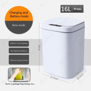 سطل زباله هوشمند گرین لاین مدل ECOSENSE GNSEODUSTB دارای ابعاد متناسب می باشد.