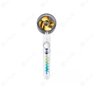 سردوش پروانه ای توربو 360 درجه مدل K-581 دارای حالت شفاف و استفاده از اسپیرال رنگی است.
