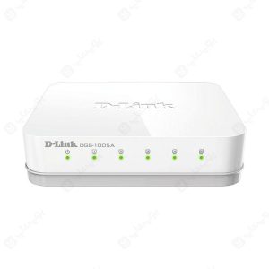 سوئیچ 5 پورت دی لینک مدل DGS-1005A در رنگ بندی سفید و کارکرد آسان می باشد.