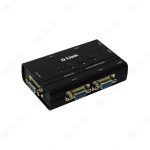 کی وی ام سوئیچ 4 پورت VGA همراه کابل دی لینک مدل DKVM-4U در رنگ بندی مشکی و بدنه مقاوم می باشد.