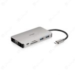 هاب 9 پورت USB-C دی لینک مدل DUB-M910 درنگ بندی خاکستری است.