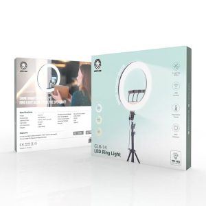 رینگ لایت گرین لاین مدل GLR-14 GNRNGLIT14 دارای پایه قابل تنظیم است.