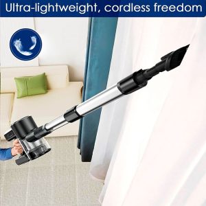 جارو شارژی کلومن مدل K-C1 با وزن بسیار سبک است.