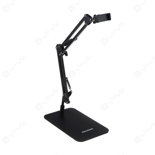 پایه نگهدارنده گوشی موبایل کلومن مدل K-HD030 در رنگ بندی مشکی است.