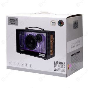 اسپیکر بلوتوثی قابل حمل کلومن مدل K-S145 با 2 عدد میکروفن با کیفیت صدای HiFi و قابلیت حمل آسان می باشد.