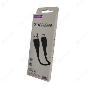کابل شارژ USB به میکرو USB کلومن مدل KD-03 در بسته بندی مناسب می باشد.