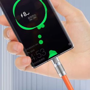 کابل شارژ USB به تایپ C کلومن مدل KD-72 با قابلیت شارژ و انتقال داده می باشد.