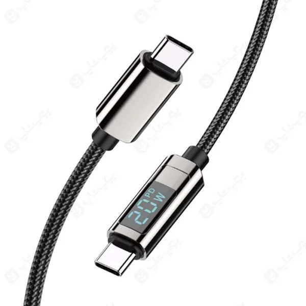کابل شارژ تایپ C به تایپ C کلومن مدل KD-75 به طول 1 متر