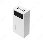 پاوربانک 30000mAh کلومن مدل KP-023 دارای نمایشگر دیجیتال و 4 پورت خروجی است.