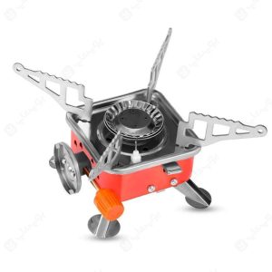 اجاق گاز کمپینگ کوار مدل K-202 دارای پایه است.