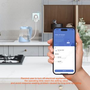 مبدل برق هوشمند الدینیو مدل SEW1058 با چراغ خواب قابل کنترل از راه دور با اپلیکیشن می باشد.