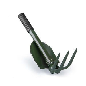 بیل تاشو چند کاره کمپینگ مدل M41 دارای چنگک می باشد.