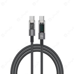 کابل شارژ 100 وات تایپ C به تایپ C مکسکو مدل MS03CC به طول 2 متر