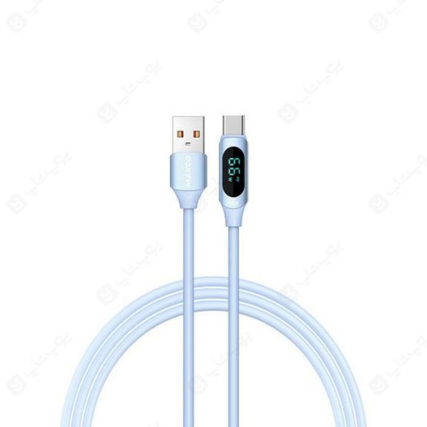 کابل شارژ 66 وات USB به تایپ C مکسکو مدل MS05C به طول 1.2 متر با نمایشگر LED می باشد.